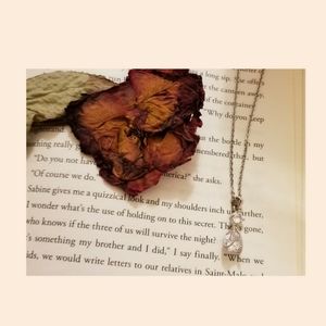 Silver Crystal Necklace